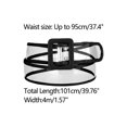 thumbnail image 3 of Unique Bargains Ceinture de Taille Transparente pour Femme Grande Taille, 3 of 4