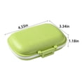 thumbnail image 3 of Boovnll Travel Organizer 1 Pack 8 Compartments Daily Case Small Box For Pocket Purse Portable Container Organizer, 3 of 6
