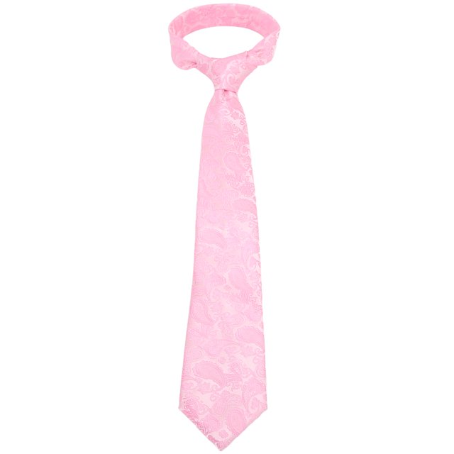 Ensemble de Cravates pour Hommes, Applications Larges Texture Exquise Cravates pour Hommes Résistance à l'Usure Matériau Polyester Soie Imprimé Rose pour Conférences pour Fêtes