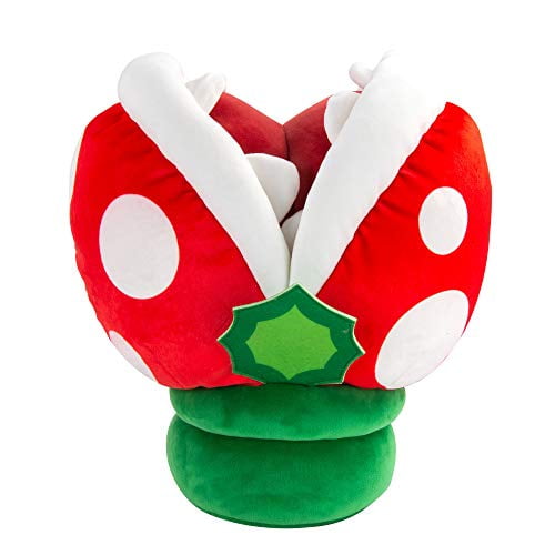 Club Mocchi Mocchi- Super Mario Piranha Mega 15" Plush Stuffed Toy
