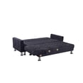 thumbnail image 2 of Velago Attalens Adjustable Polyester Sectional Sleeper Sofa, Dark Grey, 2 of 6
