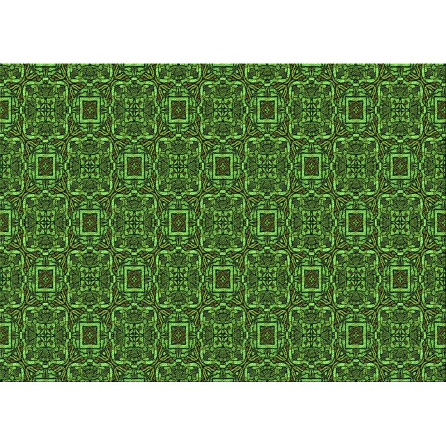 Ahgly Tapis Rectangulaire Lavable en Machine Intérieur Transitionnel Vert Forêt Foncé, 5 Pieds x 8 Pieds