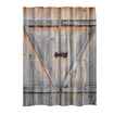 thumbnail image 2 of Feltree Versatile Patterned Shower Curtain, Universal 120x180cm Polyester Bathroom Decor, Heavy-Duty Metal Grommets & Machine-Washable Quick-Dry Fabric, 2 of 6