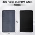 thumbnail image 3 of Red Light Therapy Mat, 23x38 inches, 400 LEDs, 3 Light Modes with Timer, 5-Level Dimming, Zero Flicker, 3 of 3