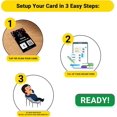 thumbnail image 3 of Custom Reusable Tag-Tap/QR TikTok Review Card -1 Pack Instant TikTok Reviews Card - QR Code and NFC Cards for Business, TikTok Review Tap Card, 3 of 5