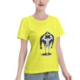 thumbnail image 2 of T-Shirt Basique à Manches Courtes pour Femme une Pièce Grand Ours, 2 of 6