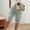 Army Green, variant on SDNall Womens Summer Woven Striped Patchwork Button Loose Cotton Linen Casual Capris