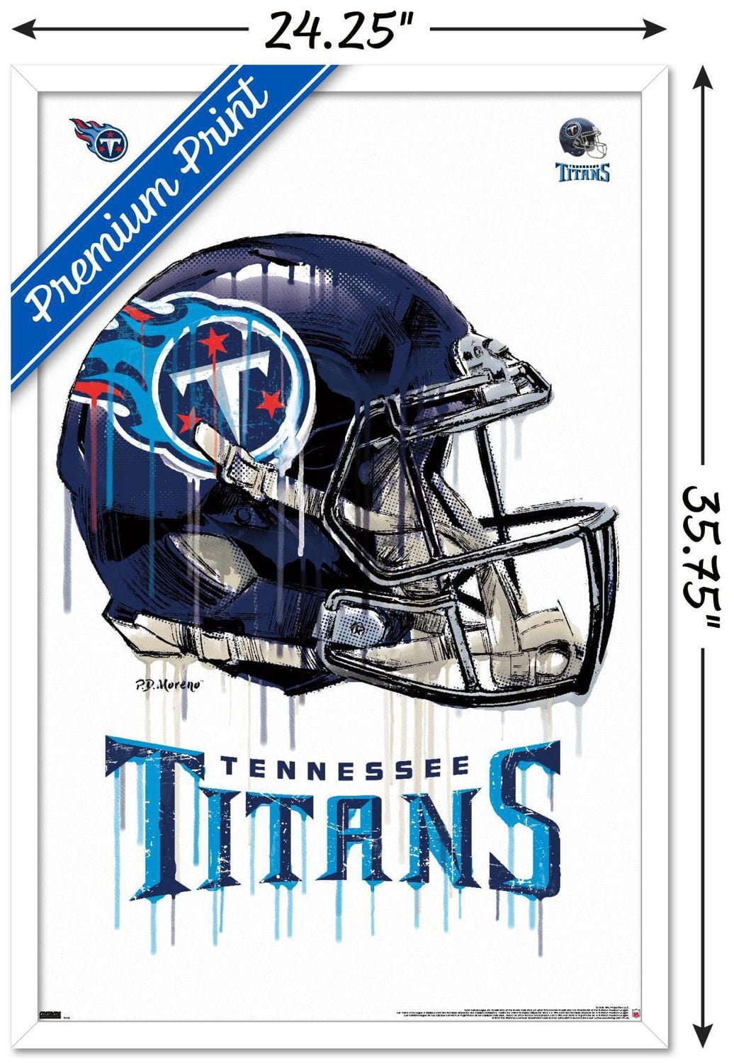 NFL Tennessee Titans - Casque anti-goutte 20