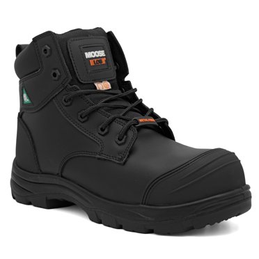 MooseLog Fuller 6" CSA Certified Composite Toe Leather Work Boots for Men & Women, Men's 6.5 / Women's 8.5