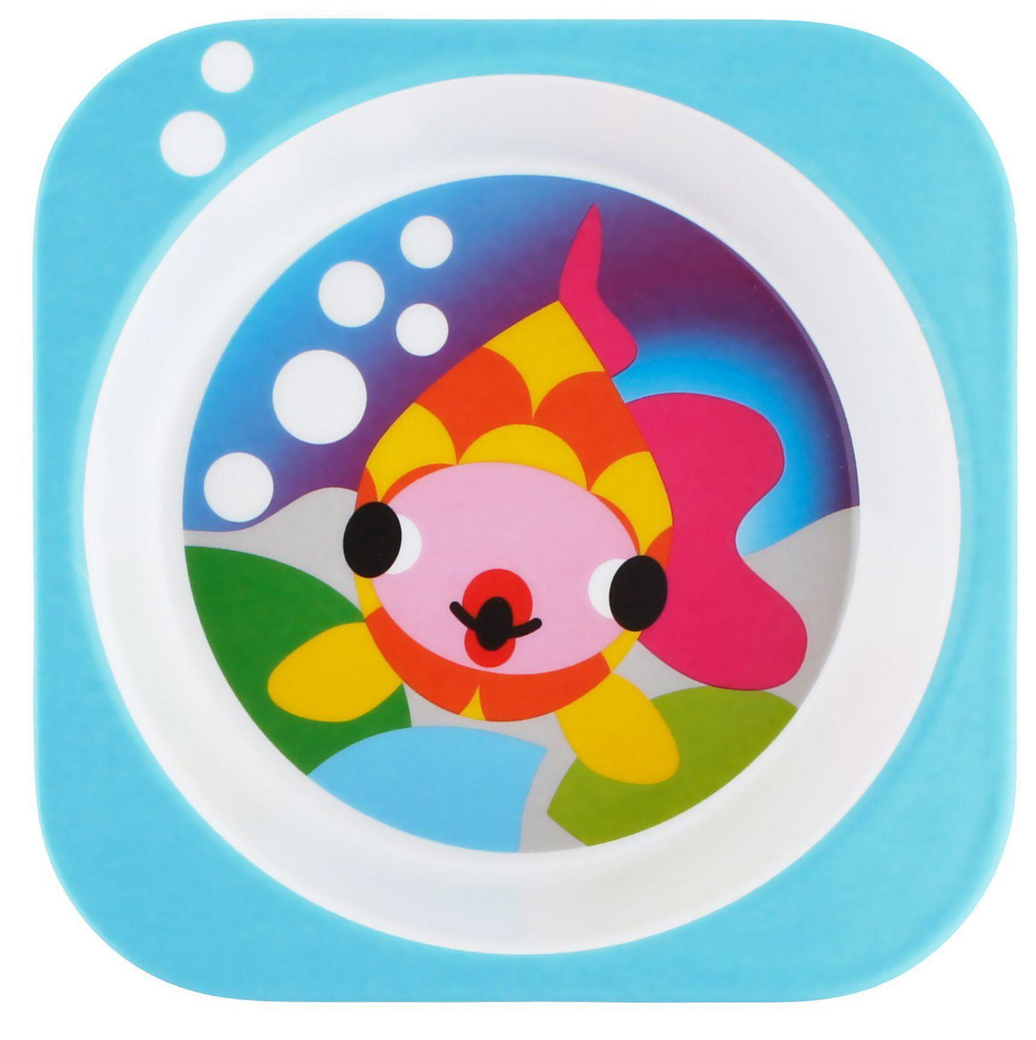French Bull - Ensemble d'assiettes divisées pour enfants 4 pièces - Océan
