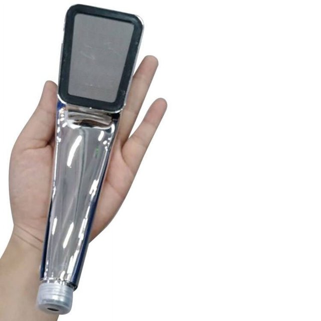 Rbaofujie Têtes de Douche Haute Pression Têtes de Douche à Main Tête de Douche à Main, 300 Trous Tête de Douche Ronde Haute Pression