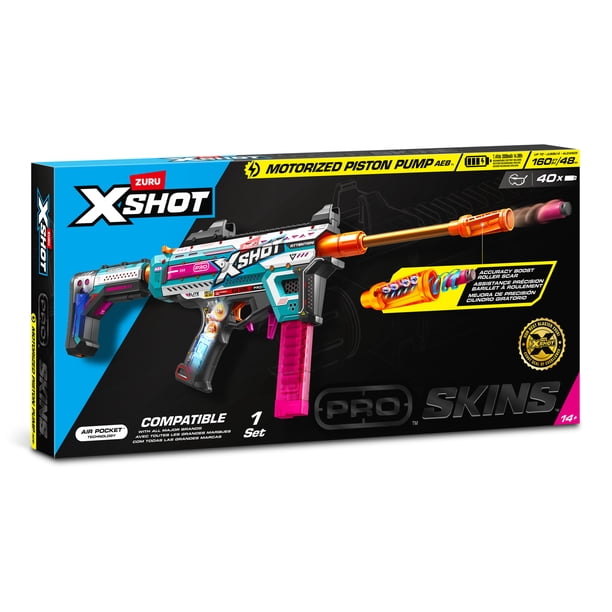 XSHOT Pro Motorized Piston Pump AEB by ZURU Outdoor Blaster 40 Air