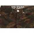 thumbnail image 4 of VIP Jeans Jeans Cargo en Dentelle à Imprimé Camouflage pour Femmes Grande Taille, Coupe Ajustée, 14W, 4 of 8