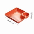 thumbnail image 3 of Todaioua Assiette à Dumplings Style Japonais avec Plateau à Trempette, Plat de Service en Plastique Réutilisable pour Sushi, Assiette à Compartiments Divisés pour Collations hors-D'œuvre, Vaisselle de Fête Style Bento pour la Maison, la Cuisine et la Salle à Manger, 3 of 6