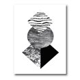 thumbnail image 2 of Designart Tropical Palm Leaf With Abstract Geometry Shapes I Canvas Wall Art, 2 of 4