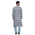 thumbnail image 3 of Atasi Kurta Pyjama de Designer pour Hommes Imprimé Style Angrakha Vêtements d'Été Décontractés, 3 of 5