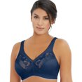 thumbnail image 1 of Glamorise Womens Magic Lift Wirefree Minimizer Bra, 48C, Blue, 1 of 7
