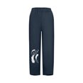 thumbnail image 2 of Birdeem Womens Loose Print Solid Color Pocket Loose Pants, 2 of 4