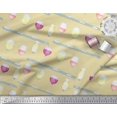 thumbnail image 2 of Soimoi Velvet Fabric Wine Glass Bar Print Sewing Fabric Yard 58 Inch Wide, 2 of 3