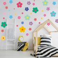 thumbnail image 5 of RKSTN peel and stick wallpaper Spring Flower Wall Decal Kindergarten Classroom Window Decoration PVC Self Adhesive Hummingbird Flower Wall Decal Wallpaper, 5 of 5