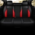 thumbnail image 4 of Maidao Car Seat Covers Leather for Buick for Regal 1998-Present 5 Seats Waterproof Front Rear Cushion Protector Red, 4 of 8