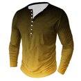 thumbnail image 1 of AherBiu Plus Size Men's Long Sleeve Shirts Stretch Quick-Drying Athletic Button T-Shirts Graphic Sweatshirts Crewneck Tees, 1 of 4