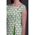 thumbnail image 4 of Bimba Kurti d'Été Sans Manches Imprimé Tunique Droite Robes pour Femmes, 4 of 6