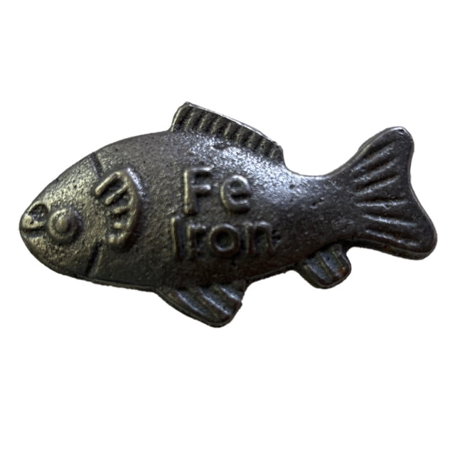 Fish Iron Cooking Tool – Natural Iron Supplement for Meals, Effective and Sa-fe Cooking Tool, Reduce The Risk of Deficiency for Vegans, Athletes, Pregnant Women (1pcs Fish)
