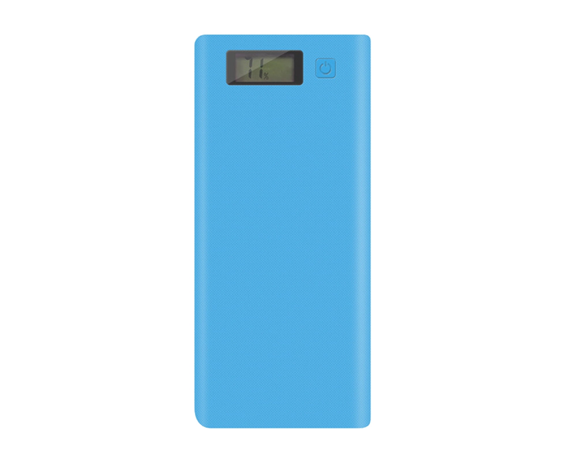 Power Bank Box Mini Portable Welding-free Dual USB 8 x 18650 Battery Mobile Charger DIY Case for Outdoor-Blue