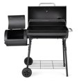 thumbnail image 2 of Backyard Grill 30" Charcoal Barrel Grill with Side Smoker, 2 of 2