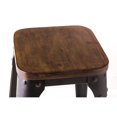 thumbnail image 4 of Hillsdale Morris Tabouret de Bar de 30 Po en Gris Foncé, 4 of 4