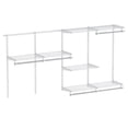 thumbnail image 1 of Costway 4-8 FT Wall-Mounted Closet Organizers and Storage System with Hanging Rod, 1 of 10