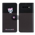 thumbnail image 2 of Compatible avec Samsung Galaxy S10 4G Étui Portefeuille Motif Animaux Mignons avec Fentes pour Cartes et Rabat, 2 of 5