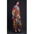 thumbnail image 3 of Phagun Monuments Plage Caftan Couvre-Maillot Bikini Robe Maxi pour Femmes Long Caftan-TG-2X-3X, 3 of 4