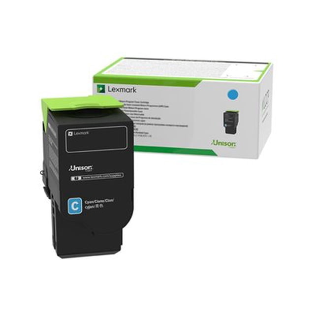 Lexmark - Rendement Très Élevé - cyan - original - Cartouche de toner LCCP, Lexmark Corporate - pour Lexmark CS421dn, CS521dn, CS622de, CX421adn, CX522ade, CX622ade, CX625ade, CX625adhe