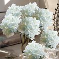 thumbnail image 3 of zanvin Home Decor 1Pc Artificial Flower Home Decor Portable Single Branch Simulation Hydrangea for Wedding Fake Hydrangea Ecologically Friendly for Party,6.30x14.17Inch, 3 of 6