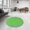 thumbnail image 4 of Ahgly Tapis Rectangulaire Lavable en Machine Intérieur Transitionnel Vert Émeraude, 2 Pieds x 3 Pieds, 4 of 7