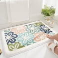 thumbnail image 4 of EGNMCR Bathroom Rugs Bath Mat Moss Rug Floral Area Rugs Plant Flowers Bathroom Rug Mat Extra Thick And Absorbent Bath Rugs Non-Slip Soft Bath Carpet Machine Wash Dry Bathroom carpet carpet, 4 of 6