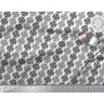 thumbnail image 2 of Soimoi Black polyester Crepe Fabric Floral Damask Print Sewing Fabric Yard 52 Inch Wide, 2 of 3