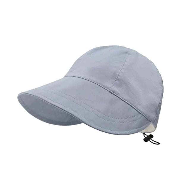 Blue Womens Wide Brim Sun Hat Foldable Bucket Cap Outdoor Upf Protection Breathable Sport Hat In Blue Cloth
