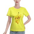 thumbnail image 1 of Women's Basic Short Sleeve T-Shirt Pikachu, 1 of 6