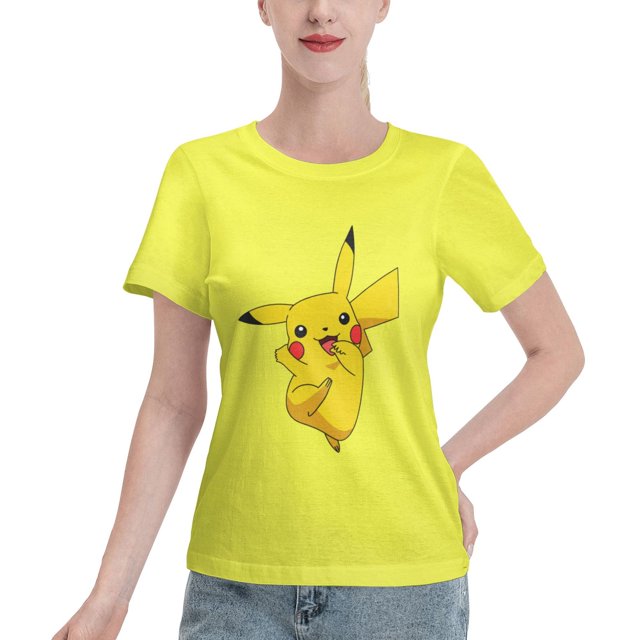 Women's Basic Short Sleeve T-Shirt Pikachu
