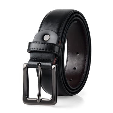 Maikun Ceinture en Cuir pour Hommes Ceintures Habillées Décontractées pour Hommes Affaires Travail Décontracté Ceintures Noires Ceinture à Boucle Noire
