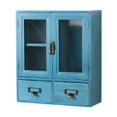 thumbnail image 1 of jifeng Contenant de Bureau Vitrine Mini Boîte de Rangement pour Bijoux pour Maison Commode Chambre Bleu, 1 of 9