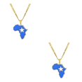 thumbnail image 2 of Maytalsory Collier Léger et Confortable avec Pendentif Africa Map Déclaration Somalia 2Set, 2 of 6