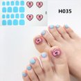 thumbnail image 1 of PVCS Foot Stickers Foot Nail Stickers Waterproof For Female DIY Nail Decoration Art, 1 of 2