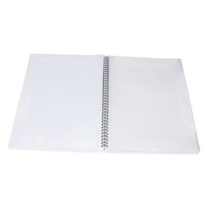 A4 Binder pour partitions 20 Manches 40 PagesSheet Dossier de musique Double face à un dossier de choeur en écriture