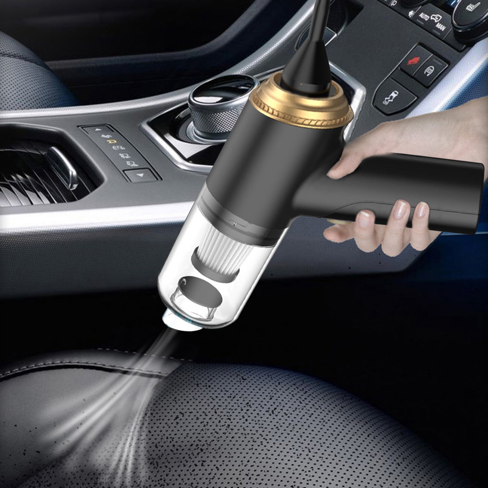 Danhjin Cordless Vacuum Cleaner Car Vacuum With Powerful Suction, Mini Vacuum for Crevices, Keyboard Cleaner, USB Rechargeable