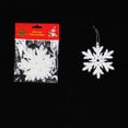thumbnail image 3 of Pendentif Flocon de Neige Blanc en Plastique, 3 of 5