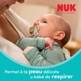 thumbnail image 3 of NUK Perfect Match Air Baby Newborn Pacifiers, 0-2 Months, Orthodontic Pacifiers that Promote Air Flow & Prevent Drool Rash, 95% Baby Acceptance**, 2 Count, 3 of 13